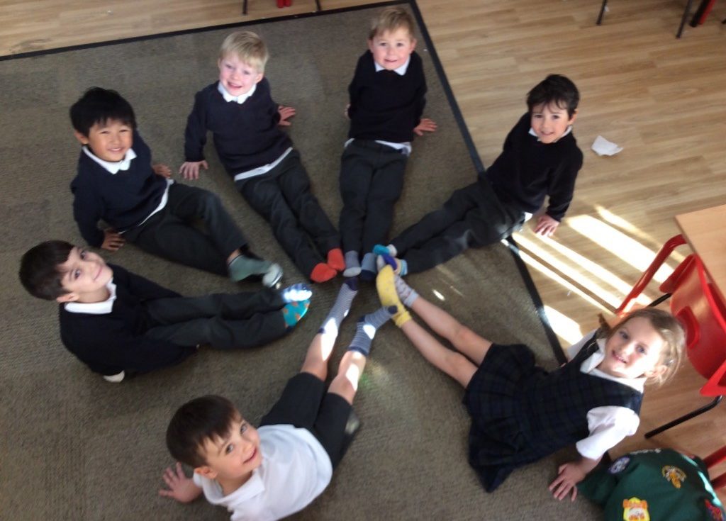 Odd socks in support of anti-bullying