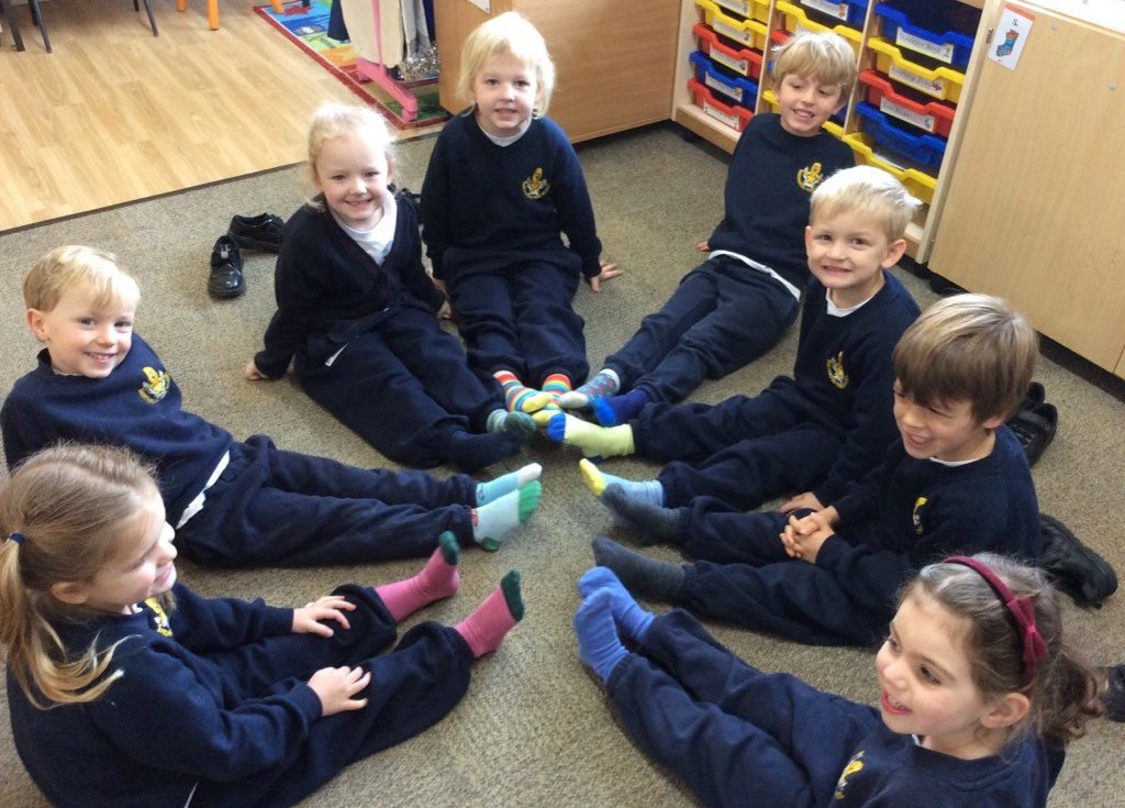 Odd socks in support of anti-bullying